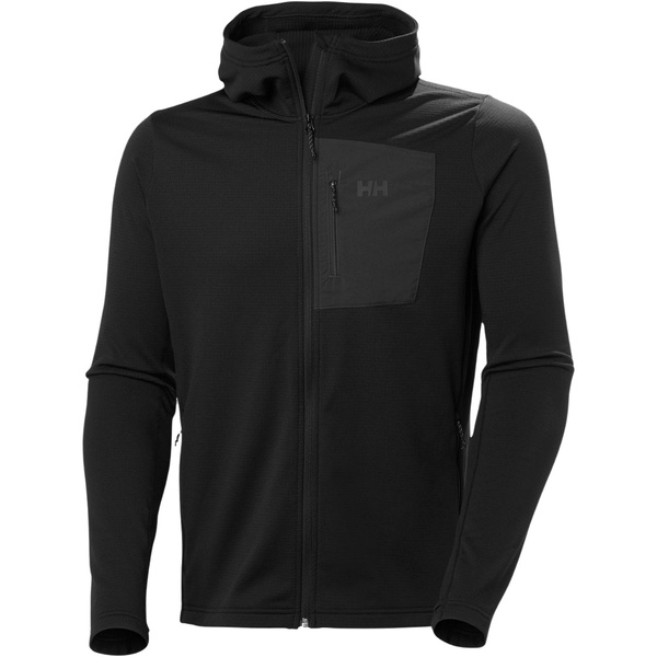 2026 Helly Hansen Mens Versalite Hooded Fleece Jacket 49547 - Black